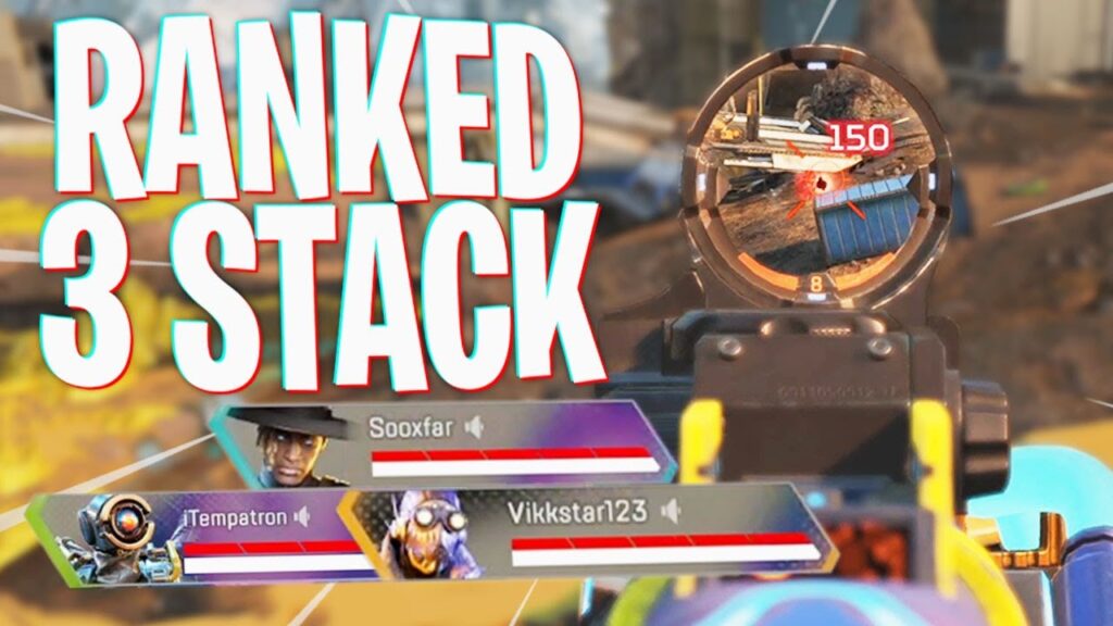 We FINALLY Got the Ranked 3 Stack Squad! Apex Legends Season 10