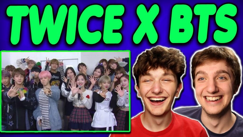 BTS amp TWICE Moments Interactions REACTION BTS 